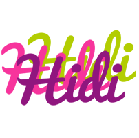 Hidi flowers logo