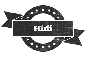 Hidi grunge logo