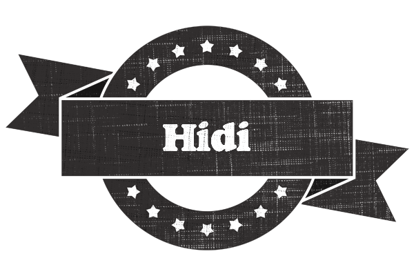 Hidi grunge logo