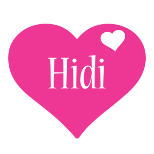 Hidi love-heart logo