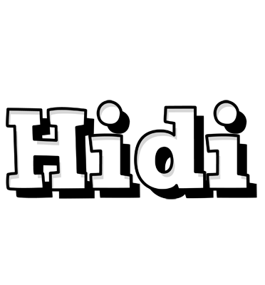 Hidi snowing logo