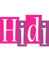 Hidi whine logo