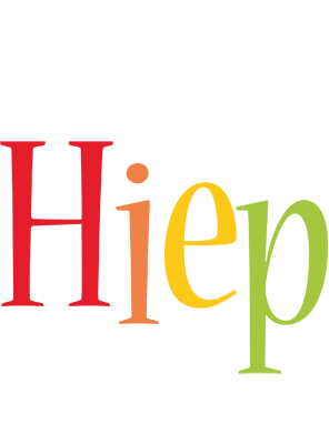 Hiep birthday logo