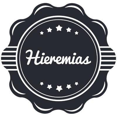 Hieremias badge logo