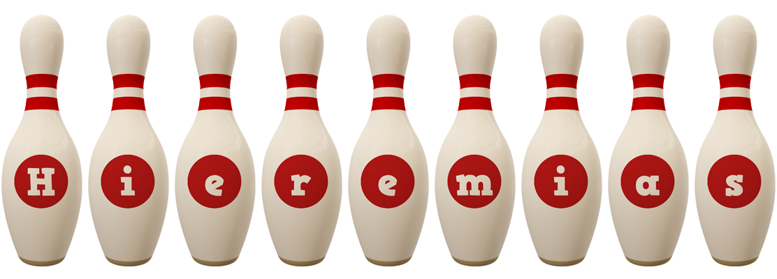 Hieremias bowling-pin logo