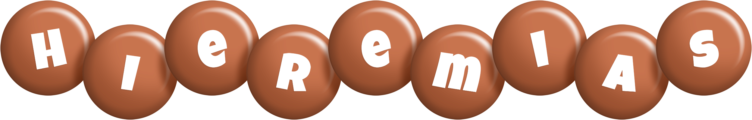 Hieremias candy-brown logo