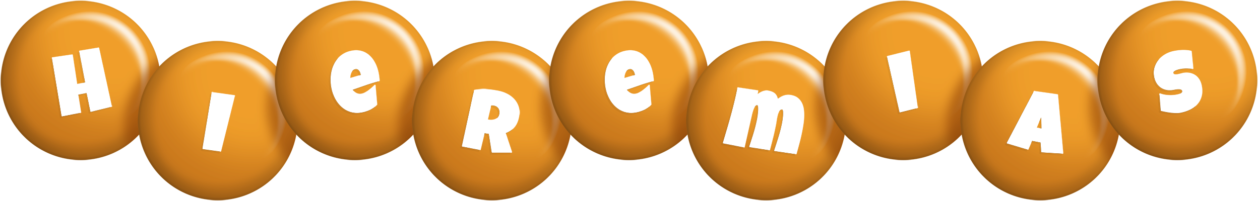 Hieremias candy-orange logo