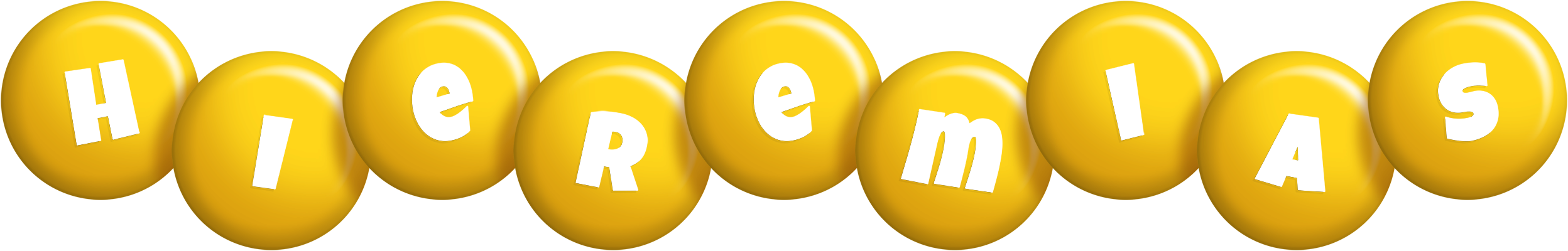 Hieremias candy-yellow logo
