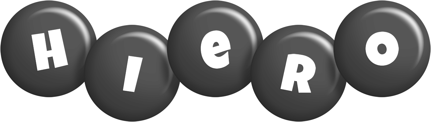 Hiero candy-black logo