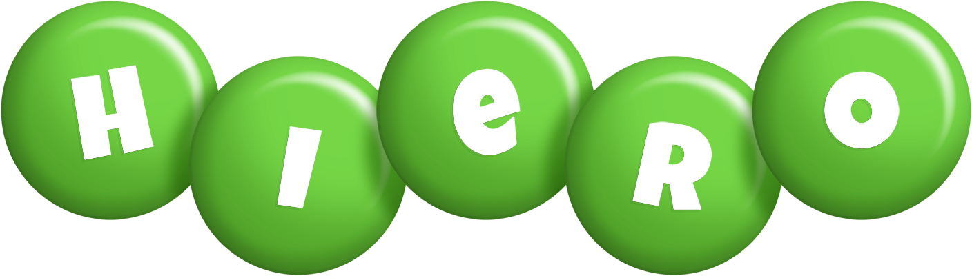 Hiero candy-green logo
