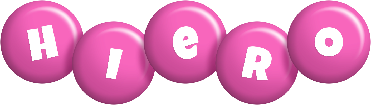 Hiero candy-pink logo