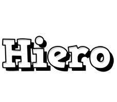 Hiero snowing logo