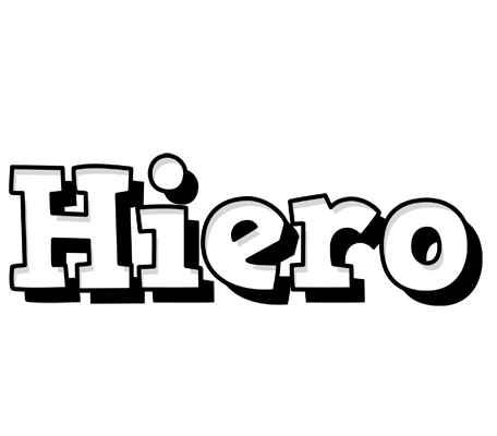 Hiero snowing logo