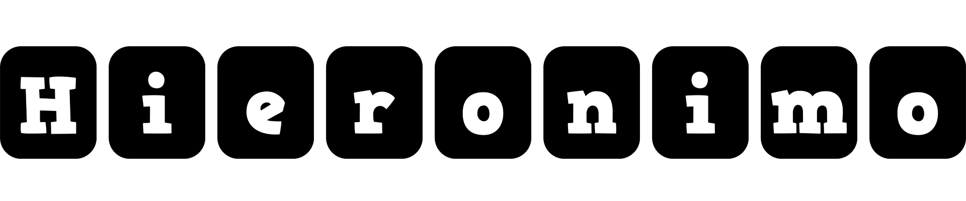Hieronimo box logo