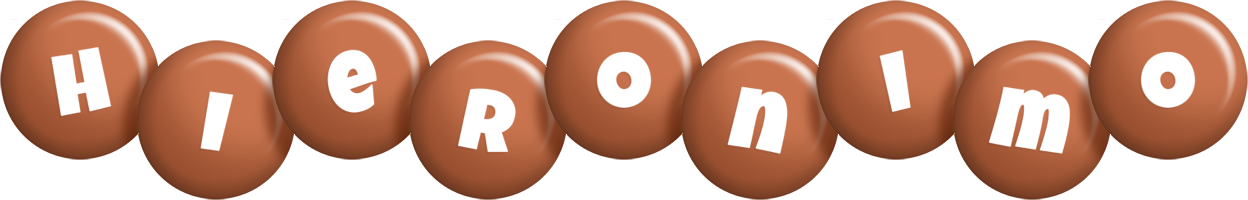 Hieronimo candy-brown logo