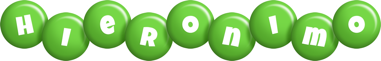 Hieronimo candy-green logo