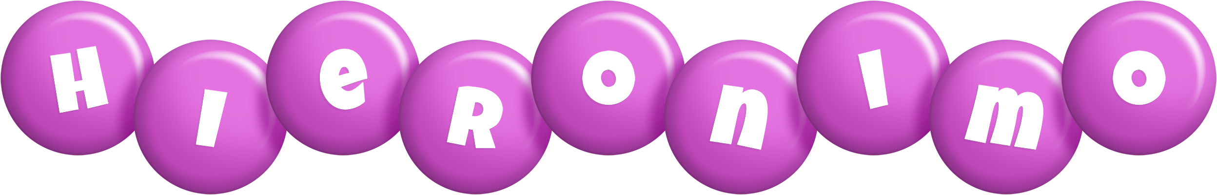 Hieronimo candy-purple logo