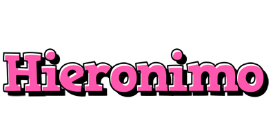 Hieronimo girlish logo