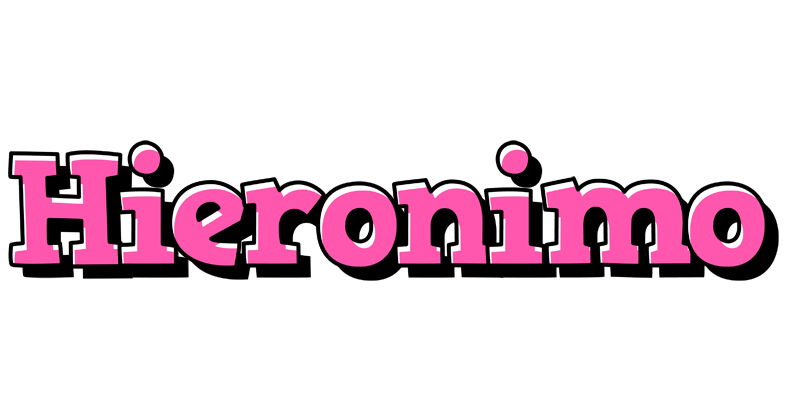 Hieronimo girlish logo