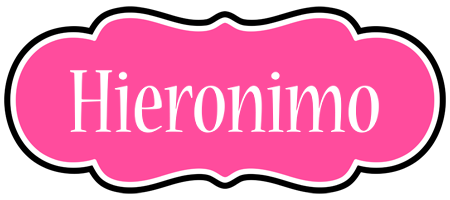 Hieronimo invitation logo