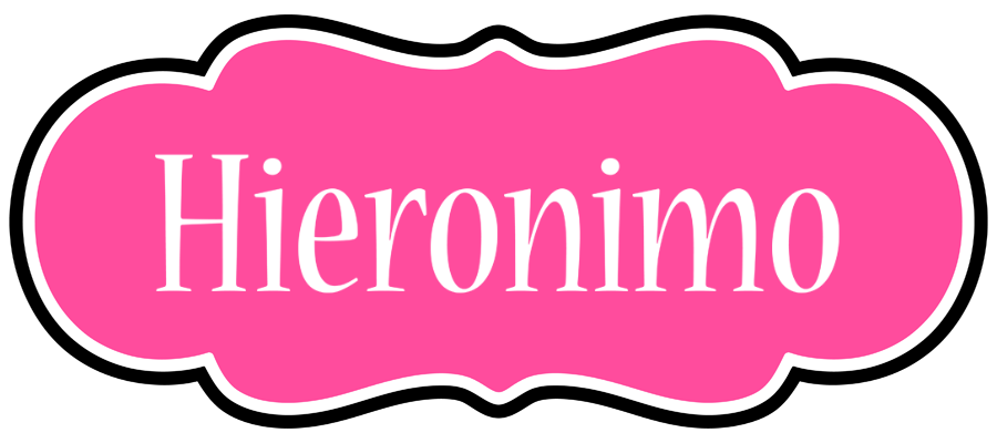 Hieronimo invitation logo