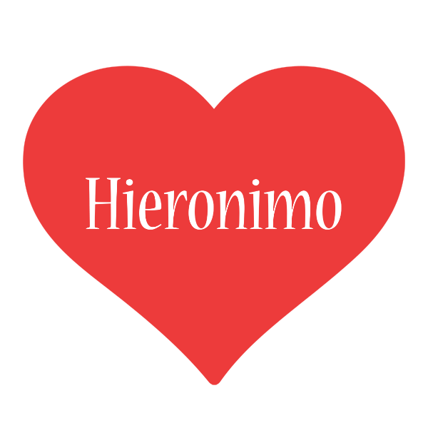 Hieronimo love logo