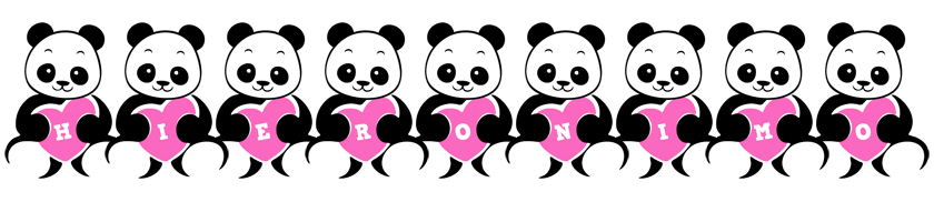 Hieronimo love-panda logo