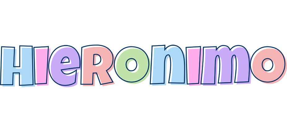 Hieronimo pastel logo