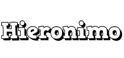 Hieronimo snowing logo