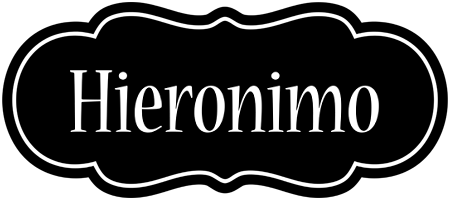 Hieronimo welcome logo