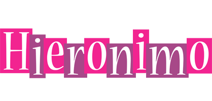 Hieronimo whine logo