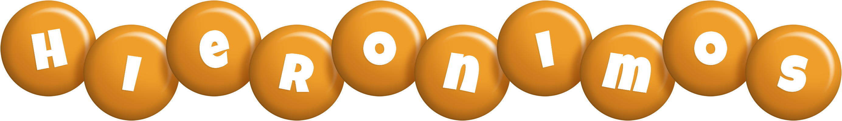 Hieronimos candy-orange logo