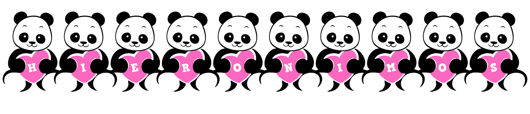Hieronimos love-panda logo