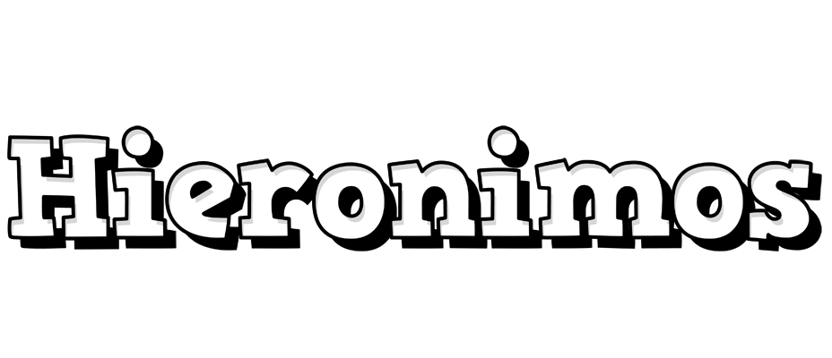 Hieronimos snowing logo