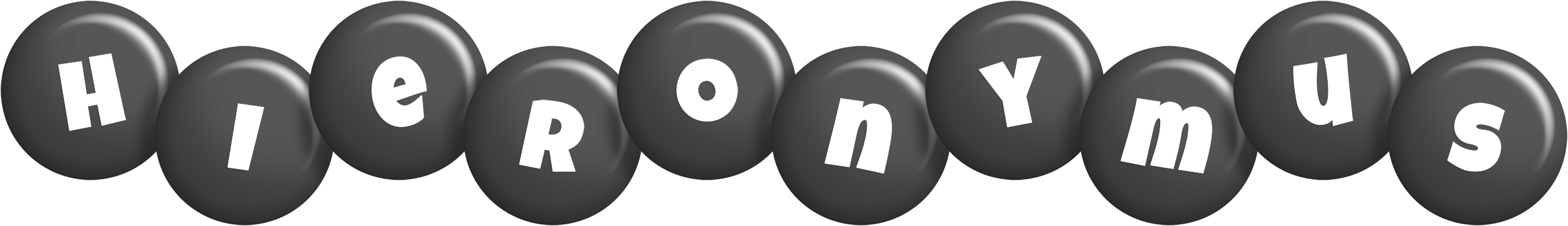 Hieronymus candy-black logo
