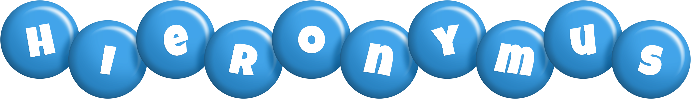 Hieronymus candy-blue logo