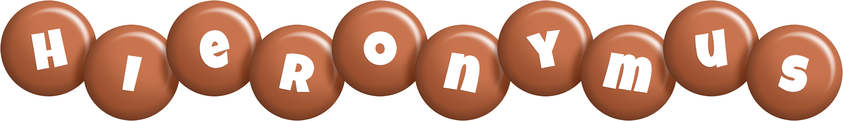 Hieronymus candy-brown logo