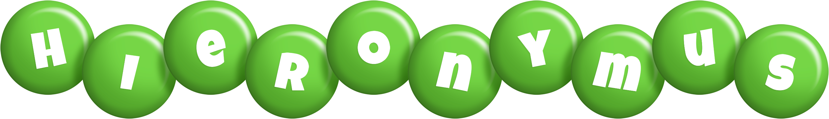 Hieronymus candy-green logo