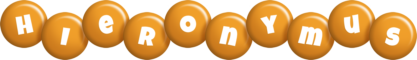 Hieronymus candy-orange logo