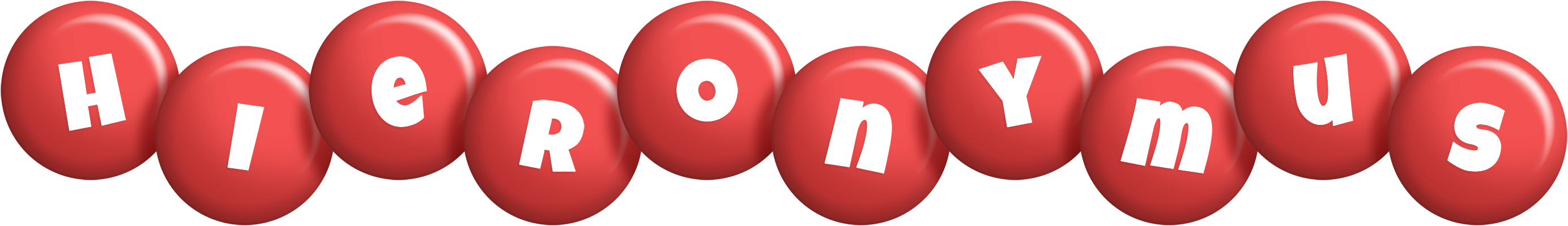 Hieronymus candy-red logo