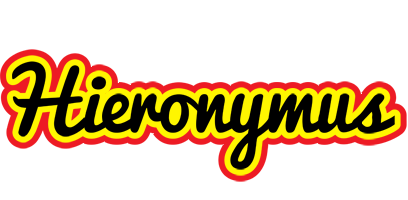 Hieronymus flaming logo