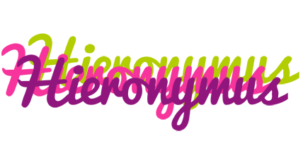 Hieronymus flowers logo