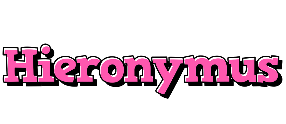Hieronymus girlish logo