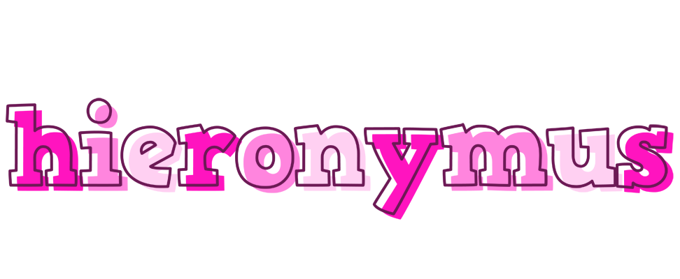 Hieronymus hello logo