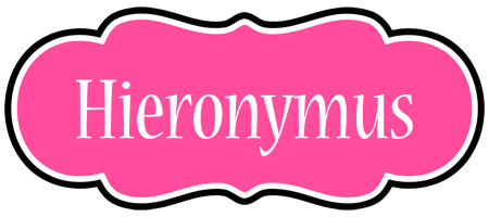 Hieronymus invitation logo