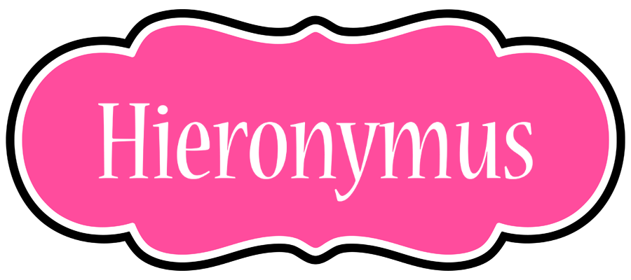 Hieronymus invitation logo
