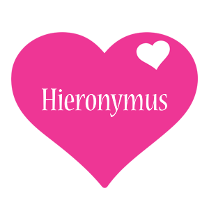 Hieronymus love-heart logo