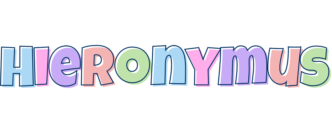 Hieronymus pastel logo