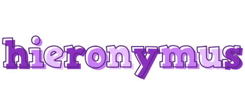 Hieronymus sensual logo