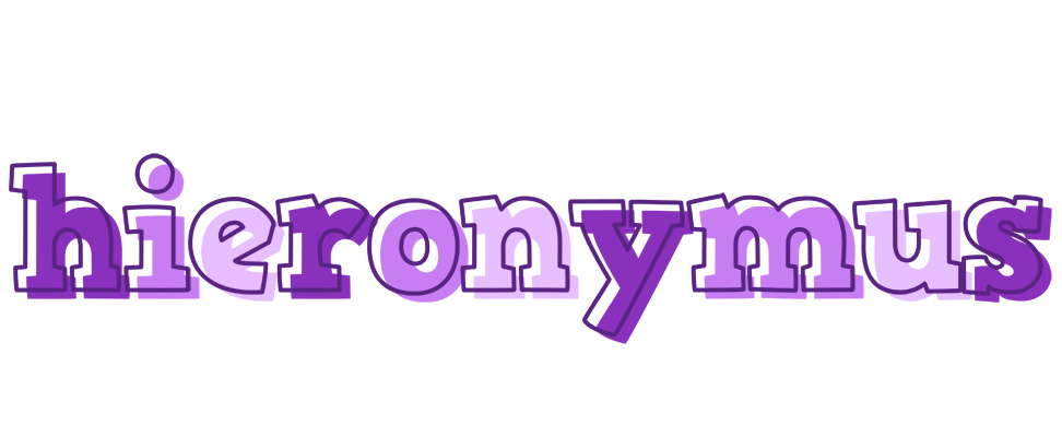 Hieronymus sensual logo